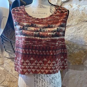 Alice Blue Sleeveless Top, Size Large